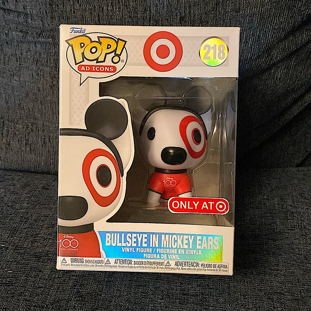 Funko POP! Ad Icons - Target Bullseye in Mickey Ears 218 - Vinyl Figure